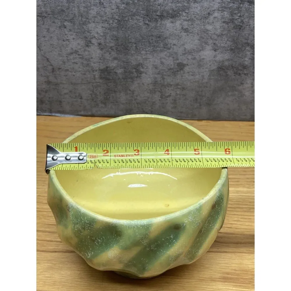 Vintage Inarco Green  & Yellow ‎ Planter